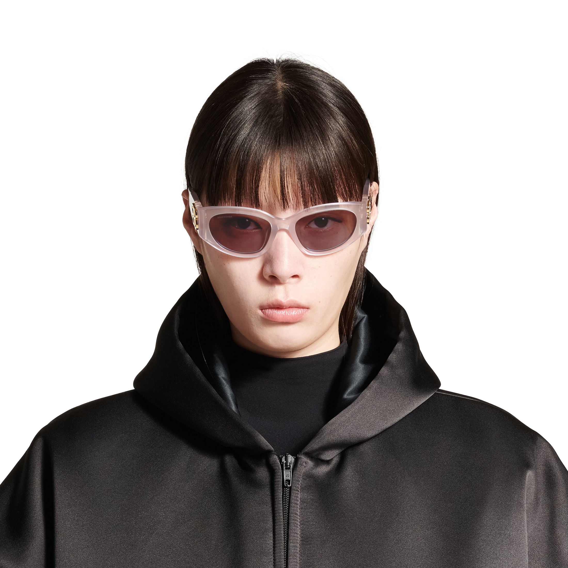 Women’s Bossy Round Af Sunglasses in Light Pink - Image 7